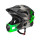 蜂窝款半盔全盔自由切换（升级款-黑钛绿M）