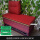 储物沙发凳紫红色