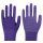 紫色 10双装