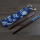 直筒袋（蓝）+樱花筷2双