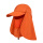 可折叠 帽檐 橙色