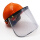 ABS安全帽+铝合金支架面屏