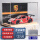 保时捷911RSR-红+实木背景展示盒