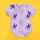 短袖三角香芋紫兔头