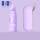 浅紫8股+胶囊盒/加厚黑胶/小