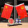 盾牌中国加油+大号旗帜+蓝色笔筒