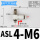 ASL4-M6(接管4螺纹M6)