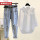 160023白色衬衫+牛仔裤 【
