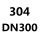 304 DN300L=750mm