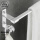 19417-亮砂银带钩单杆40cm