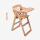 橡木标准餐椅+坐垫 橡木