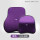 记忆棉-头枕+腰靠（紫色）