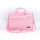 手提电脑包（有肩带）-粉色