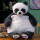 卡通慵懒大熊猫--国宝大熊猫 60CM