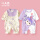 (长袖2件装)紫色小龙女+英文兔