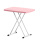 粉色折叠升降桌
