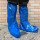 蓝色塑料靴套50只(橡筋款)