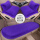 紫色 【毛绒三件套+一对腰枕】送方向盘套