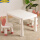 白桌+2只红兔椅 +防滑贴 0cm