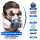 硅胶防尘毒面具+防雾大眼罩+30