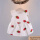 草莓刺绣裙 白色