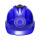 风扇帽-（太阳能+充电）-蓝色