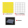 [磁吸]1厘米正方形/黄100个+白方格板/盒装