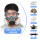 412防毒面具七件套+防雾大眼罩 硅胶款