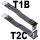T2C-T1B 13P 无电阻