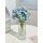 (两束12支)蓝色小雏菊+冰感花瓶