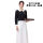 601-2黑色长袖+白长裙