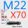 M22*70 40CR淬火