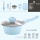 16CM蓝色花瓣奶锅(送硅胶勺子+蒸笼+菜刀+辅食