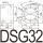 DSG32053210螺母座50