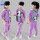 熊猫款紫色【三件套】马甲+上衣+裤子