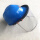 蓝色安全帽+黑支架+透明PVC面屏