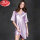 61701长裙浅紫色 V领