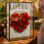 14朵红玫瑰+黑框高端展示盒+花