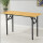 黄木纹 单层可折叠桌