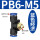 PB6-M5两头插6管螺纹m5