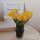 黄色郁金香10支+艺术花瓶