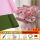 15粉红康乃馨带包装纸