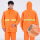 橘色分体雨衣：网格款（码数留言XLXXLXXXLX