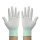 白尼龙手套（36双）绿色边