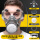 防尘毒面具套装+防雾大眼罩+30片KN95高效滤棉