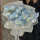 19朵碎冰蓝玫瑰花束