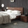 北美黑胡桃木实木双人床+床垫+2个床头柜