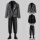 【3件】黑夹克+CS40黑+254黑裤子