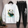 米白衣(中国熊猫)+黑裤(简约白