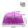 硬毛4排开绒【花开鸟】扫把头无杆